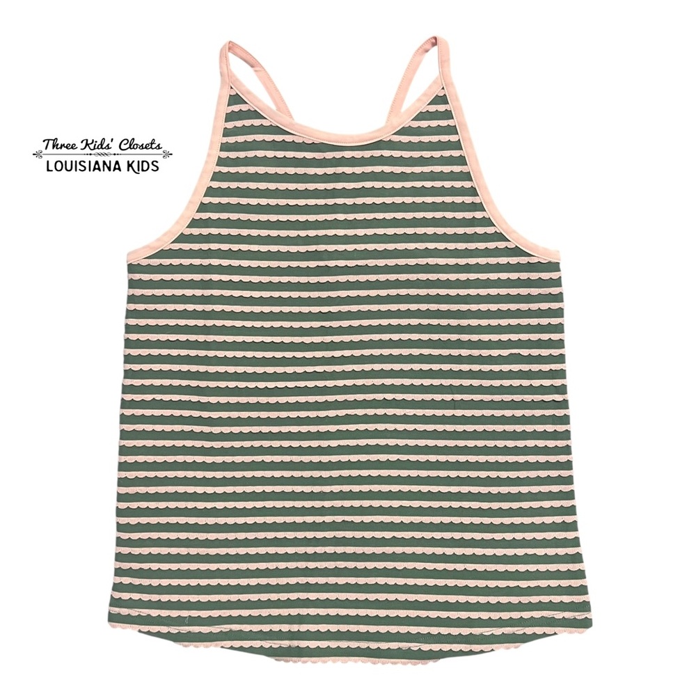 Matilda Jane 14Y Dream Chasers Little Stripes Green & Pink Tank Top